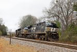 NS 4327 leads train 350-26 northbound